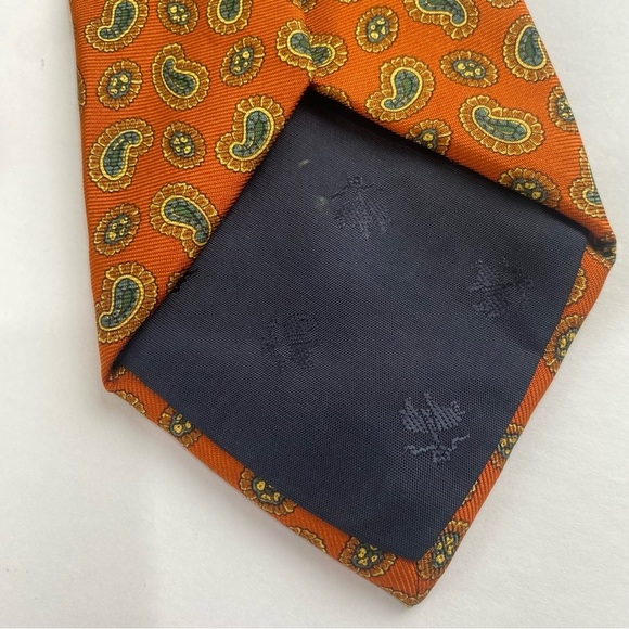 Vintage Brooks Brothers Pure silk printed in Italy made in USA used - Picture 7 of 10